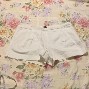 J. Crew High Waist White Shorts
